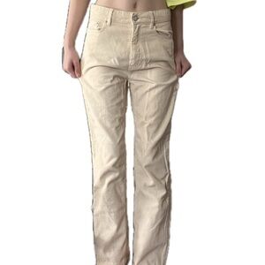 BDG Women's Tan Straight Leg Corduroy Pants